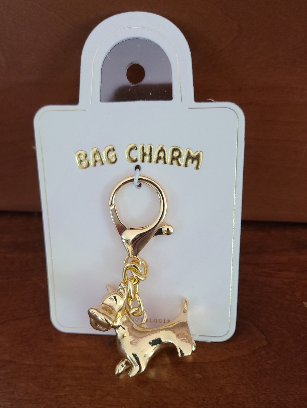 Dog Bag Charm Keychain - Picture 2 of 3